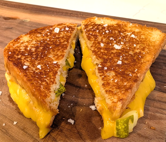 Dill Pickle Grilled Cheese Recipe (Crispy, ~$1 Each)